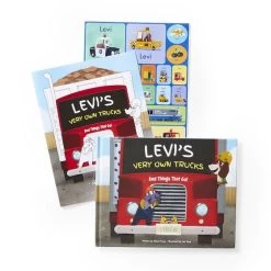 "My Very Own Truck" Personalized Children's Book And Sticker Gift Set | 1