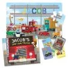 "My Very Own Truck" Personalized Children's Book, Puzzle And Card Game Gift Set | 1 -Grocery Store my very own truck personalized childrens book puzzle and c 1 c