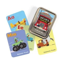 "My Very Own Truck" Personalized Children's Book, Puzzle And Card Game Gift Set | 1 -Grocery Store my very own truck personalized childrens book puzzle and c c 4