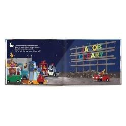"My Very Own Truck" Personalized Children's Book, Puzzle And Card Game Gift Set | 1 -Grocery Store my very own truck personalized childrens book puzzle and c c 7