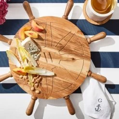 Nautical Ship Wheel Lazy Susan | 1
