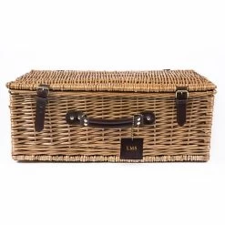 Newbury Picnic Basket, Set For 4 | 1 -Grocery Store newbury picnic basket set for 4 c 3
