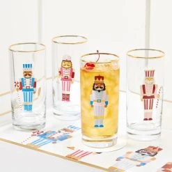 Nutcracker High Ball Glasses, Set Of 4 | 1