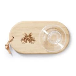 Oak Cheese Board & Wine Decanter Set | 1 -Grocery Store oak cheese board wine decanter set c 5