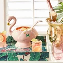 Martinique® Lacquer Tray | 1 -Grocery Store open side lacquer serving tray c 1