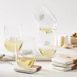 Outdoor Stemless Wine Glasses | 10