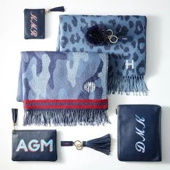 Camo Print Blanket Scarf | 3 -Grocery Store oversized leather tassel keychain c