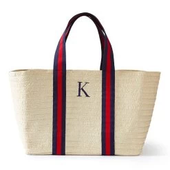 Oversized Ribbon Straw Beach Tote | 6 -Grocery Store oversized ribbon straw beach tote c 10