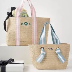 Oversized Ribbon Straw Beach Tote | 6 -Grocery Store oversized ribbon straw beach tote c 8