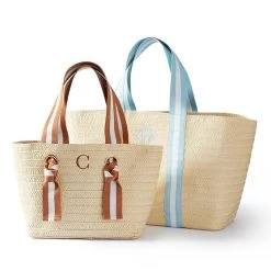 Oversized Ribbon Straw Beach Tote | 6 -Grocery Store oversized ribbon straw beach tote c 9