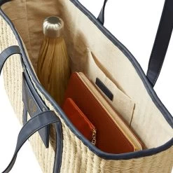 Palermo Straw Beach Tote | 2 -Grocery Store palermo straw beach tote c 3