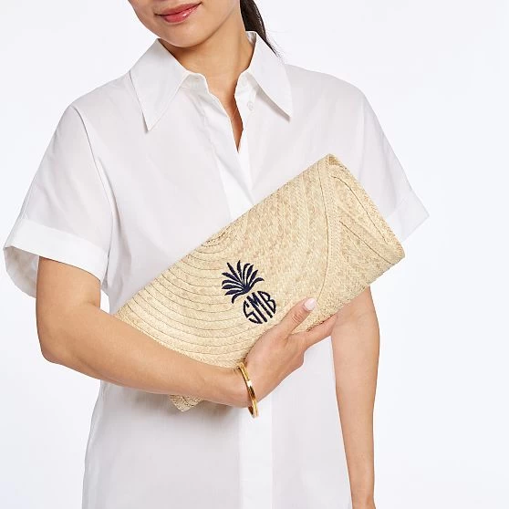 Palm Leaf Rounded Clutch | 4 11 Palm Leaf Rounded Clutch | 4 - Image 9