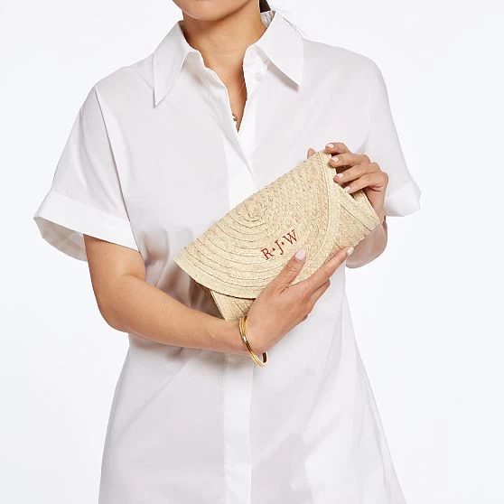 Palm Leaf Rounded Clutch | 4 9 Palm Leaf Rounded Clutch | 4 - Image 7