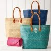Palm Leaf Tote | 3 -Grocery Store palm leaf tote 1 c