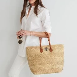 Palm Leaf Tote | 3 -Grocery Store palm leaf tote c 3