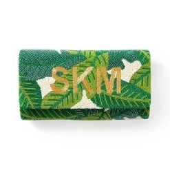 Palm Print Beaded Foldover Crossbody Clutch | 1 11 Palm Print Beaded Foldover Crossbody Clutch | 1 -Grocery Store palm print beaded foldover crossbody clutch 1 c