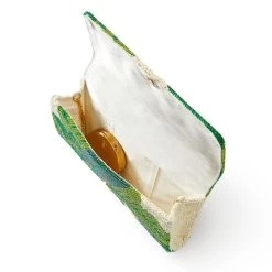 Palm Print Beaded Foldover Crossbody Clutch | 1 12 Palm Print Beaded Foldover Crossbody Clutch | 1 -Grocery Store palm print beaded foldover crossbody clutch 2 c