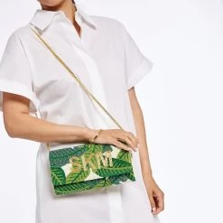 Palm Print Beaded Foldover Crossbody Clutch | 1 14 Palm Print Beaded Foldover Crossbody Clutch | 1 -Grocery Store palm print beaded foldover crossbody clutch 6 c