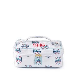 Patterned Cosmetic Train Case | 6 -Grocery Store patterned cosmetic train case 1 c