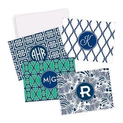 Patterned Folded Notecards, Set Of 25 | 7 -Grocery Store patterned folded notecards set of 25 1 c