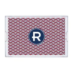 Patterned Lucite Serving Tray | 25 -Grocery Store patterned lucite serving tray 1 c