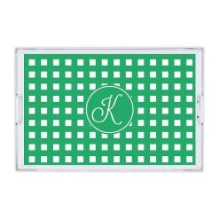 Patterned Lucite Serving Tray | 25 -Grocery Store patterned lucite serving tray c 10