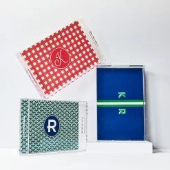 Patterned Lucite Serving Tray, Digitally Printed | 2 -Grocery Store patterned lucite serving tray digitally printed c 4