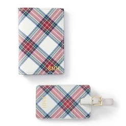 Patterned Passport Case And Luggage Tag Set, Foil Debossed | 2 -Grocery Store patterned passport case and luggage tag set foil debossed 1 c