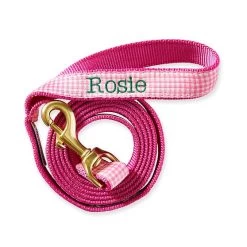 Patterned Ribbon Leash | 17 -Grocery Store patterned ribbon leash c 1