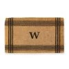 Personalized Doormat, Plaid Border | 1 1 Personalized Doormat, Plaid Border | 1 -Grocery Store personalized doormat plaid border c