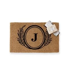 Personalized Doormat, Wheat | 1 -Grocery Store personalized doormat wheat c 1