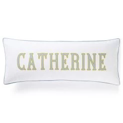 Personalized Embroidered Pillow Cover | 26 -Grocery Store personalized embroidered pillow 2 c