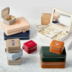 Petite Travel Jewelry Case, Printed | 4 23 Petite Travel Jewelry Case, Printed | 4 -Grocery Store petite travel jewelry case printed c 2