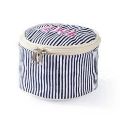 Pinstripe Circle Travel Case | 3 20 Pinstripe Circle Travel Case | 3 -Grocery Store pinstripe circle travel case 1 c 2