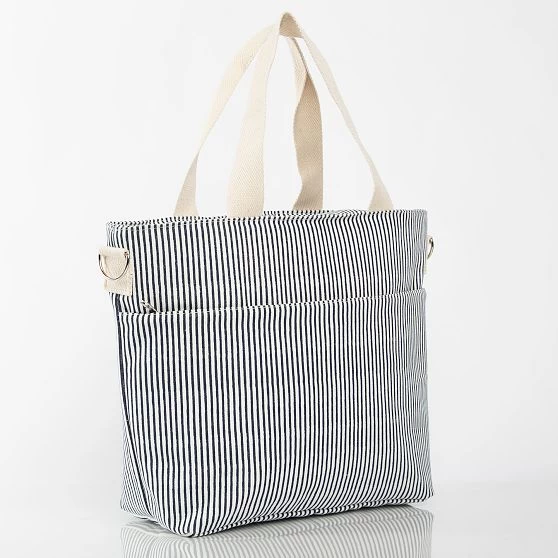 Pinstripe Cooler Tote Bag | 3 11 Pinstripe Cooler Tote Bag | 3 - Image 9