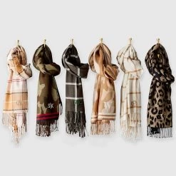 Plaid Blanket Scarf | 1 -Grocery Store plaid blanket scarf c 2