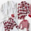 Adult Plaid Flannel Pajama Set | 1 -Grocery Store plaid flannel adult pajama set c