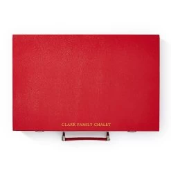 Plaid Leather Backgammon Set | 1 -Grocery Store plaid leather backgammon set c 3