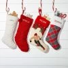 Plaid Stocking | 1 -Grocery Store plaid stocking c
