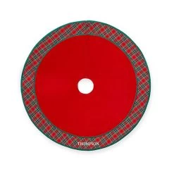 Plaid Tree Skirt | 1 -Grocery Store plaid tree skirt 2 c