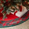 Plaid Tree Skirt | 1 -Grocery Store plaid tree skirt c