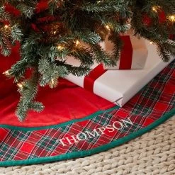 Plaid Tree Skirt | 1