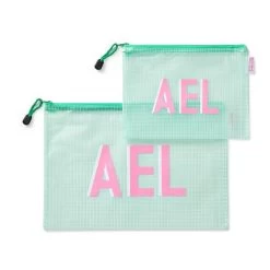 Poolside Clear Pouch, Set Of 2 | 5 -Grocery Store poolside clear pouch set of 2 c 3