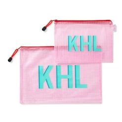 Poolside Clear Pouch, Set Of 2 | 5 -Grocery Store poolside clear pouch set of 2 c 4