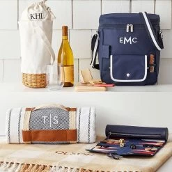 Waterproof Woven Picnic Blanket | 2 15 Waterproof Woven Picnic Blanket | 2 -Grocery Store promenade picnic wine tote c 3