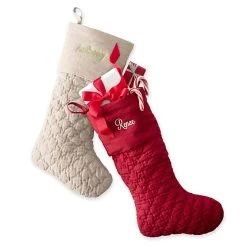 Quilted Christmas Stocking | 4 -Grocery Store quilted christmas stocking c 3