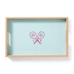 Raffia And Lacquer Tray | 3 -Grocery Store raffia and lacquer tray 1 c 2