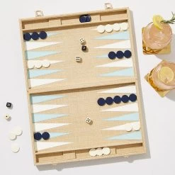 Raffia Backgammon Game Set | 2 13 Raffia Backgammon Game Set | 2 -Grocery Store raffia backgammon game set 2 c