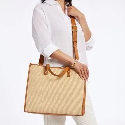 Raffia Essential Tote | 1 -Grocery Store raffia essential tote c 6