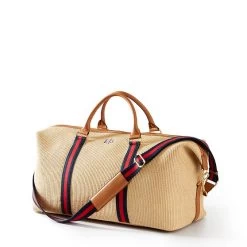 Raffia Twill Weekender | 1 -Grocery Store raffia twill weekender 1 c